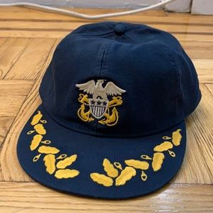 Ralph Lauren double RL navy baseball hat L